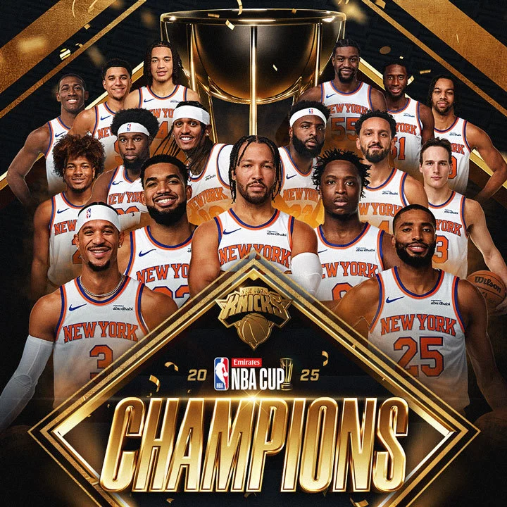 Los Knicks ganan la Copa Emirates de la NBA