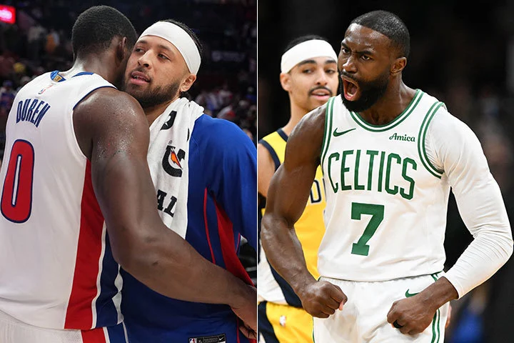 Jalen Duren, Cade Cunningham, Jaylen Brown