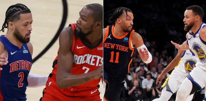 Cade Cunningham, Kevin Durant, Jalen Brunson, Steph Curry