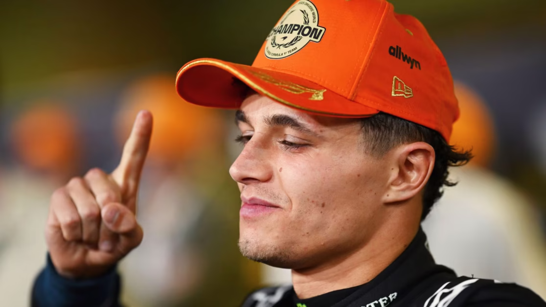 Norris confirma que utilizará el coche número 1 la próxima temporada después de conseguir su primer Campeonato Mundial de F1