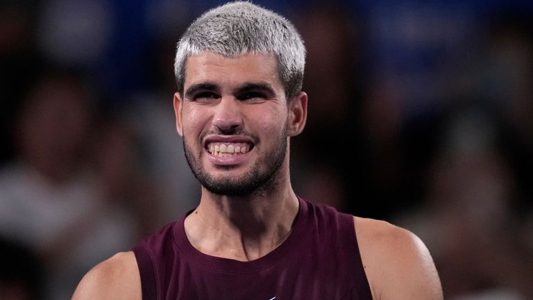 Carlos Alcaraz, Abierto de Japón 2025 (Associated Press)