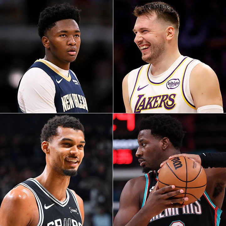 Derik Queen, Luka Dončić, Victor Wembanyama, Jaren Jackson Jr.
