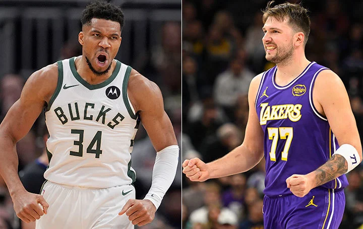 Giannis Antetokounmpo, Luka Dončić