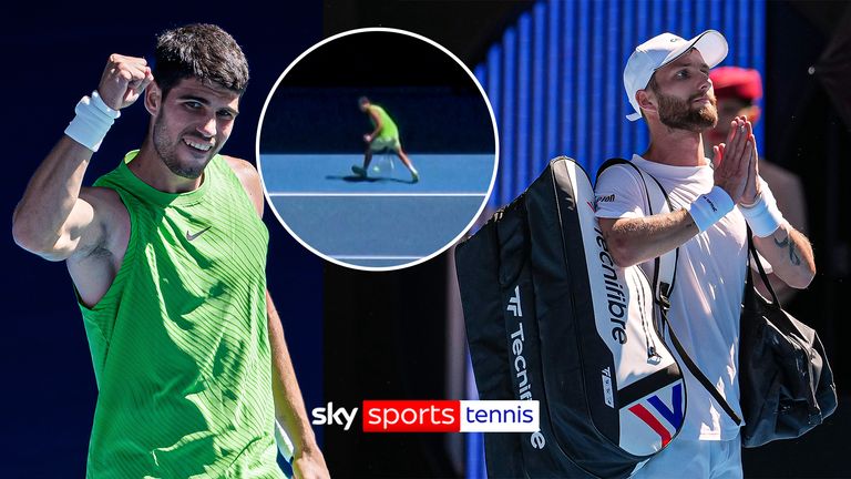 Carlos Alcaraz vence a Corentin Moutet en el Open de Australia