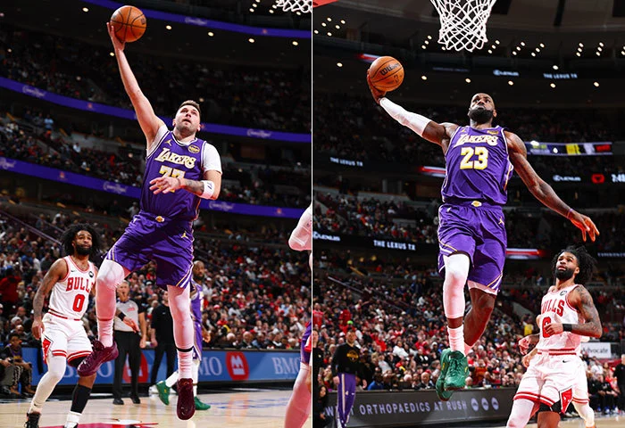 Luka Doncic, LeBron James