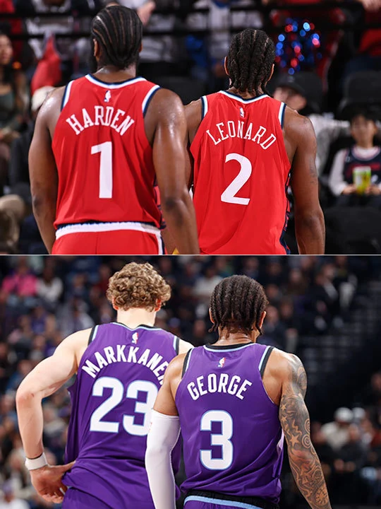 James Harden, Kawhi Leonard, Lauri Markkanen, Keyonte George