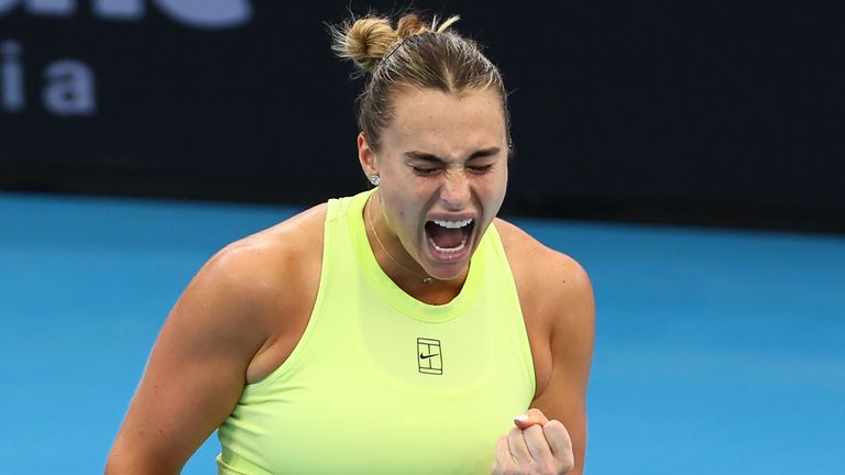 Aryna Sabalenka, tenis del WTA Tour (Associated Press)