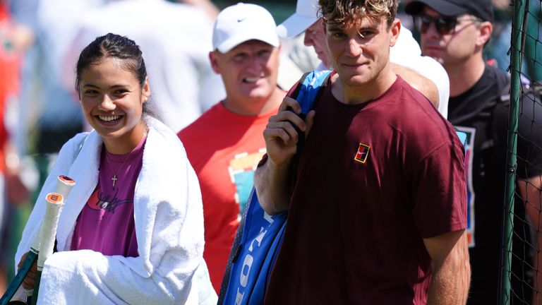 Emma Raducanu y Jack Draper