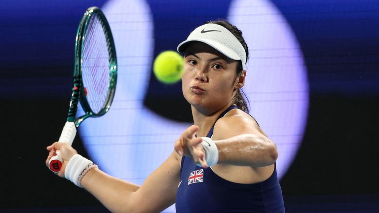 La británica Emma Raducanu 