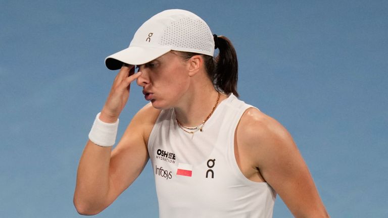 Iga Swiatek, Polonia, tenis de la Copa Unida (Associated Press)