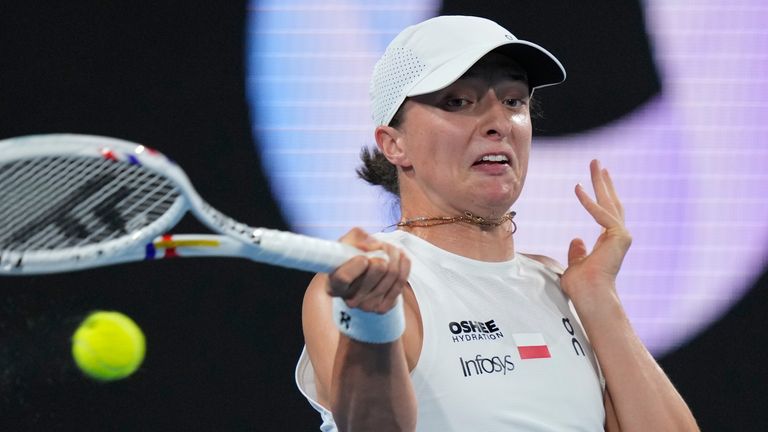 Iga Swiatek, tenis de la United Cup, Polonia (Associated Press)