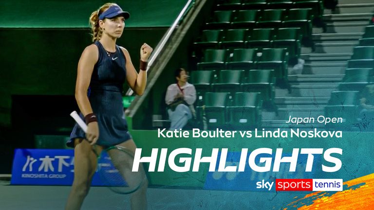 Katie Boulter gana en el Abierto de Japón