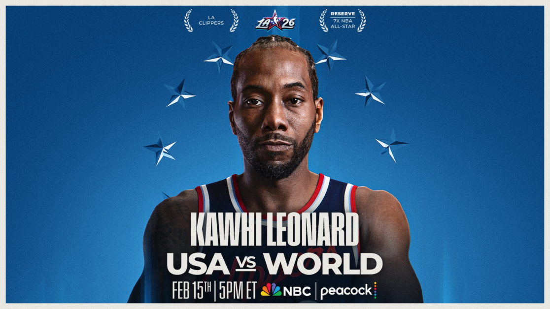 Kawhi Leonard nombrado para el Juego de Estrellas de la NBA 2026