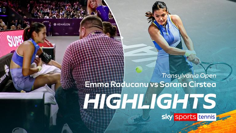 Emma Raducan contra Sorana Cirstea en la final del Transylvania Open