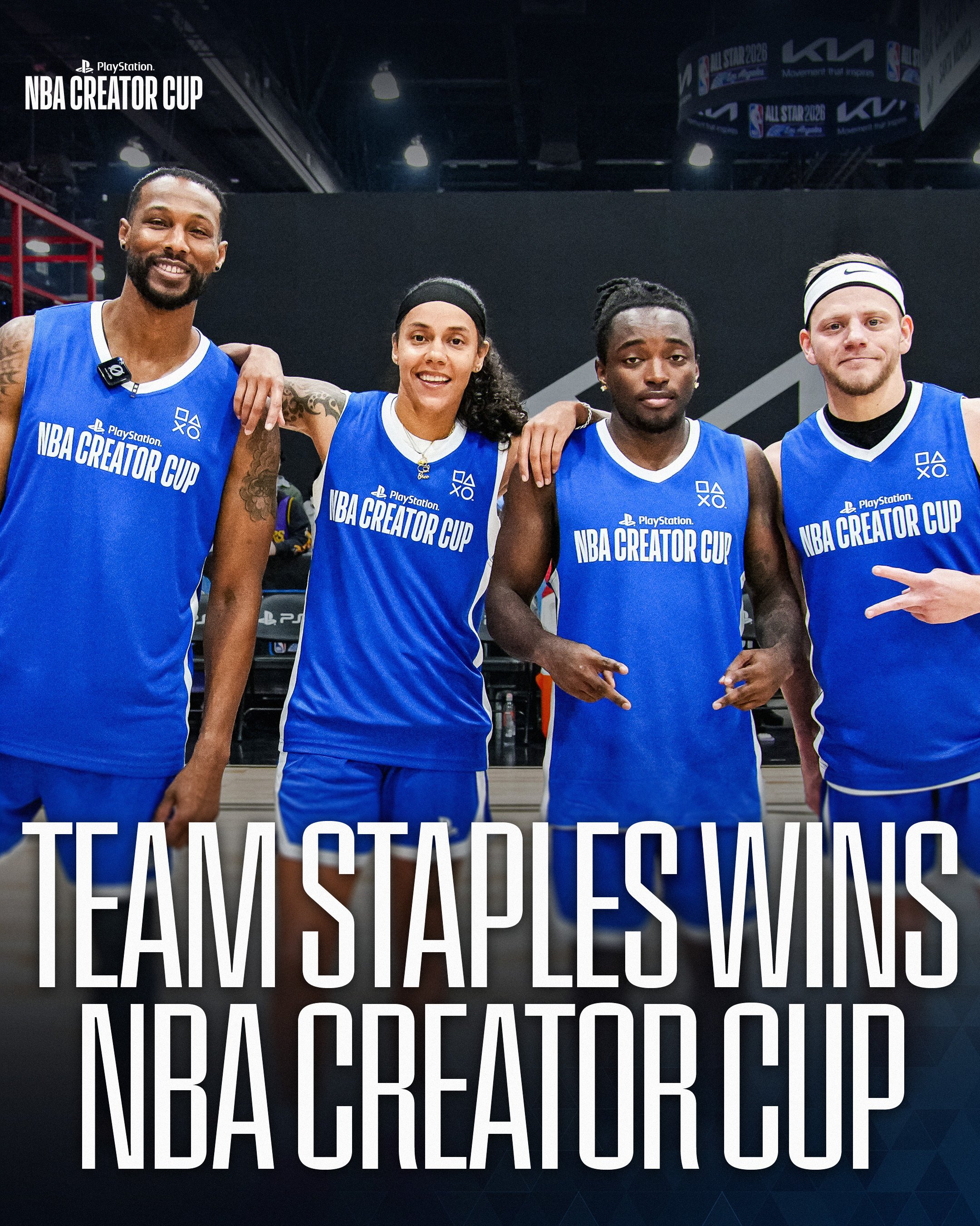 Campeones de la Copa Creator, Team Staples