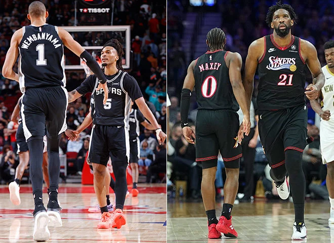 Victor Wembanyama, Castillo de Stephon, Tyrese Maxey, Joel Embiid
