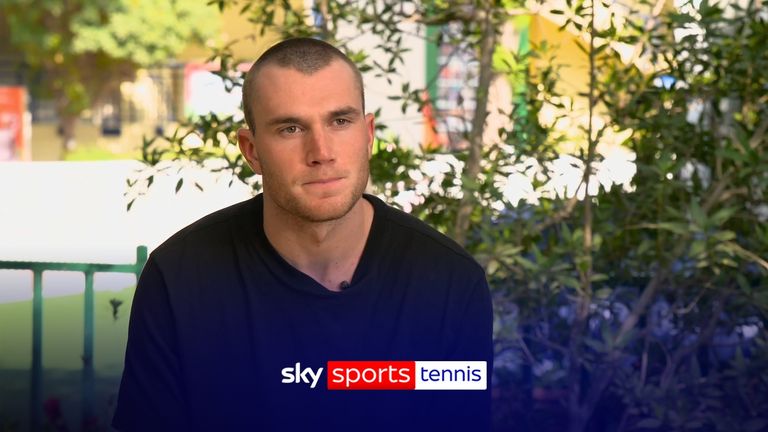 Jack Draper dice que está disfrutando de su regreso al ATP Tour después de un largo período al margen por una lesión.