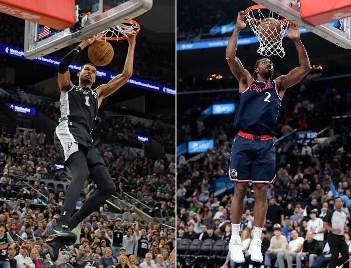 Víctor Wembanyama, Kawhi Leonard