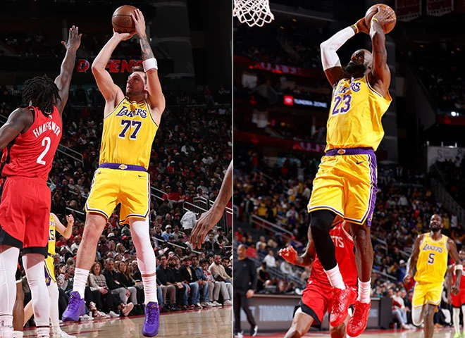 Luka Doncic, LeBron James