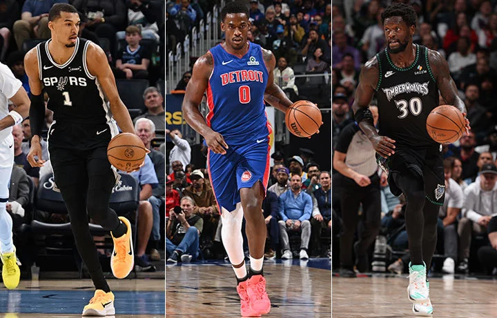 Victor Wembanyama, Jalen Duren, Julius Randle