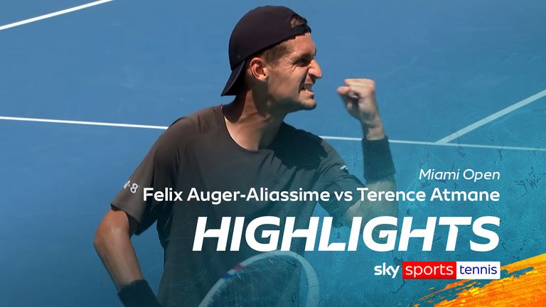 Felix Auger-Aliassime contra Terence Atmane