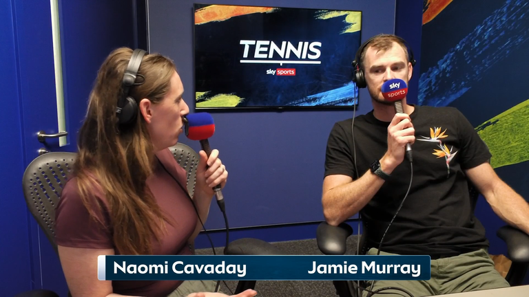 Naomi Cavaday y Jamie Murray: Sky Sports Tennis